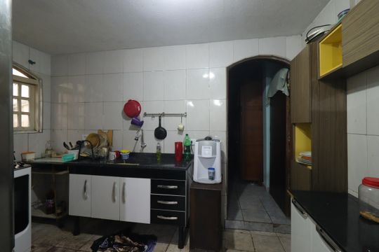 Cozinha da Casa 1 de casa à venda com 4 quartos, 180m² em Jardim Alzira Franco, Santo André