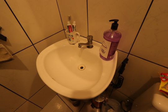 Banheiro da Suíte 2 da Casa 2 - Pia de casa à venda com 4 quartos, 180m² em Jardim Alzira Franco, Santo André