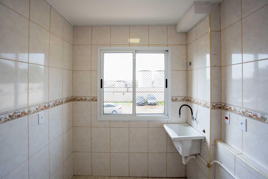 Área de Serviço de apartamento à venda com 2 quartos, 57m² em Campanário, Diadema