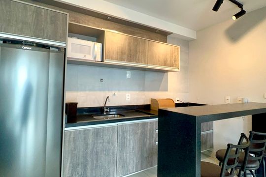 Cozinha de apartamento para alugar com 1 quarto, 37m² em Vila da Saúde, São Paulo