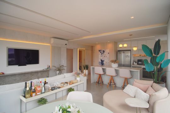 sala de apartamento para alugar com 3 quartos, 117m² em Rincão, Novo Hamburgo