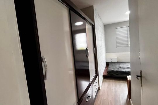 Suíte  de apartamento à venda com 2 quartos, 67m² em Castelo, Belo Horizonte
