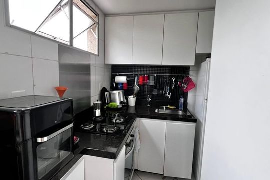 Cozinha e Área de Serviço de apartamento à venda com 2 quartos, 67m² em Castelo, Belo Horizonte