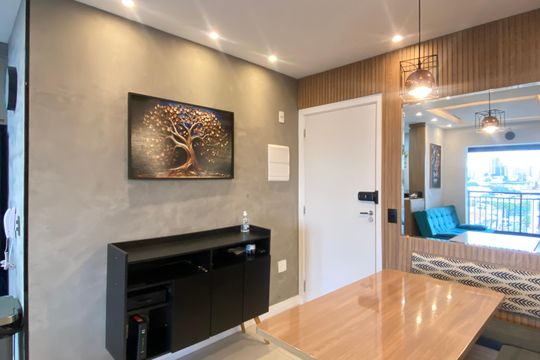 Sala - Cozinha de apartamento à venda com 2 quartos, 47m² em Presidente Altino, Osasco