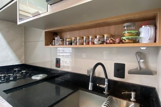 Cozinha - Área de Serviço de apartamento à venda com 2 quartos, 47m² em Presidente Altino, Osasco