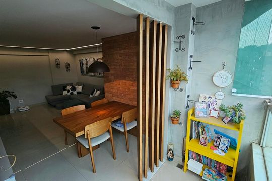 Varanda de apartamento à venda com 3 quartos, 82m² em Buritis, Belo Horizonte