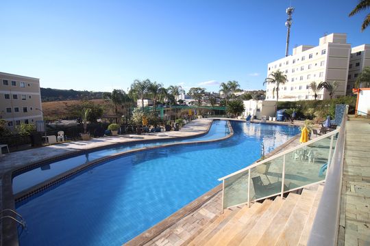 Área comum de apartamento para alugar com 2 quartos, 60m² em Camargos, Belo Horizonte