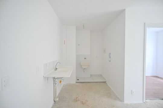 Cozinha de apartamento à venda com 2 quartos, 44m² em Morumbi, São Paulo