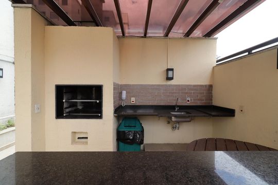 Área comum - Churrasqueira de apartamento para alugar com 2 quartos, 37m² em Jurubatuba, São Paulo