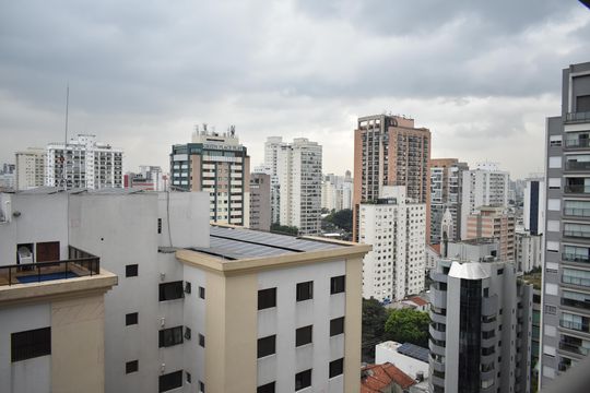 Sacada de apartamento à venda com 2 quartos, 69m² em Vila Clementino, São Paulo