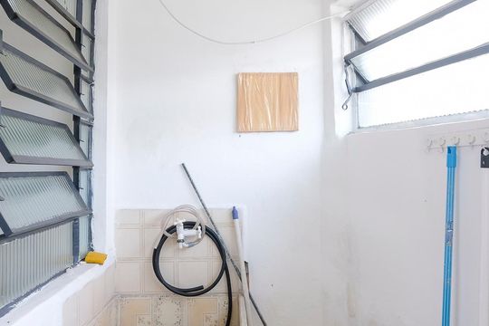 Área de serviço de kitnet/studio para alugar com 1 quarto, 28m² em Boa Vista, São Caetano do Sul