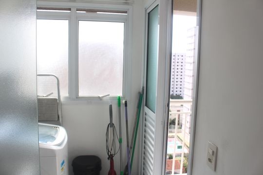Área de Serviço de apartamento para alugar com 2 quartos, 62m² em Fundação, São Caetano do Sul