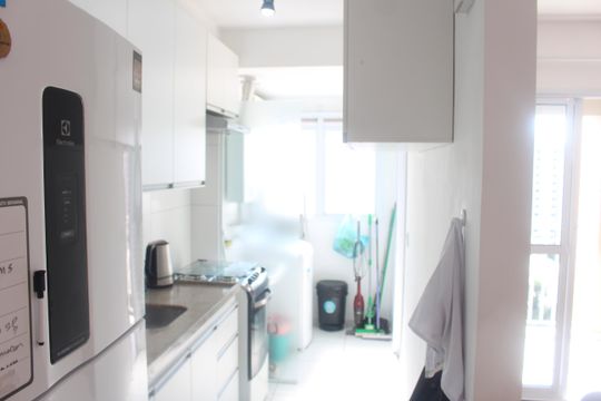 Cozinha de apartamento para alugar com 2 quartos, 62m² em Fundação, São Caetano do Sul