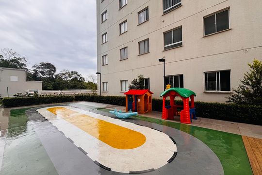Área comum - Playground de apartamento para alugar com 1 quarto, 30m² em Chacara Santa Lucia, Carapicuíba