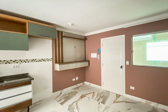 Sala/Cozinha de apartamento para alugar com 2 quartos, 37m² em Penha de França, São Paulo