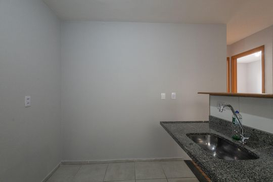 Cozinha de apartamento para alugar com 2 quartos, 49m² em Jacarei, Jacareí