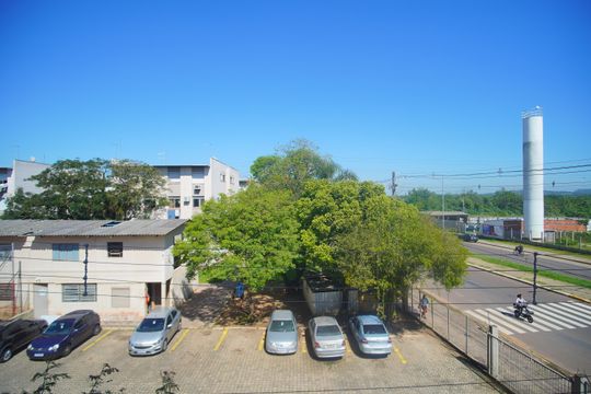 Vista da Sala de apartamento à venda com 2 quartos, 57m² em Vicentina, São Leopoldo