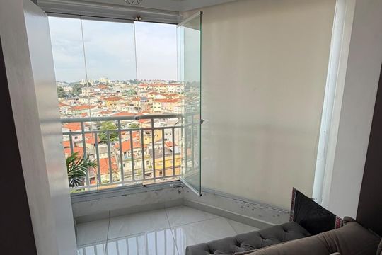Varanda de apartamento à venda com 2 quartos, 50m² em Jardim Maria Estela, São Paulo