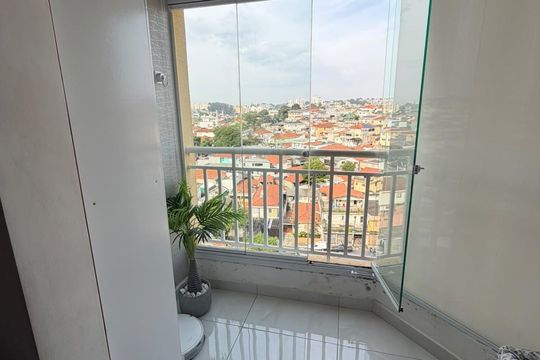 Varanda de apartamento à venda com 2 quartos, 50m² em Jardim Maria Estela, São Paulo