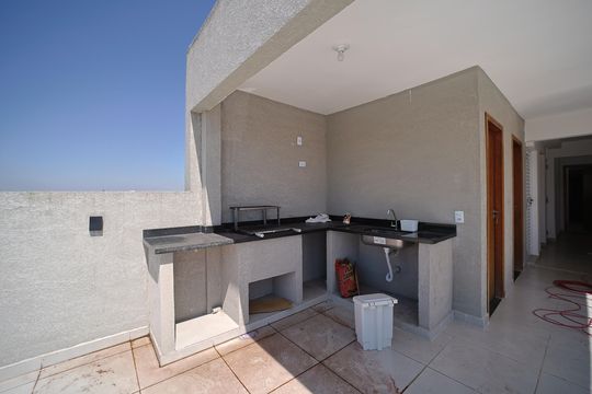 Área comum - Churrasqueira de apartamento à venda com 2 quartos, 56m² em Vila Santa Teresa, São Paulo