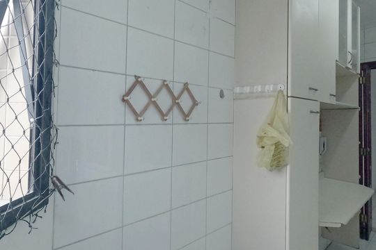 Área de Serviço de apartamento para alugar com 1 quarto, 70m² em Encruzilhada, Santos