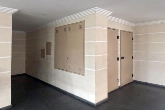 Área Comum - Hall de Entrada de apartamento para alugar com 1 quarto, 70m² em Encruzilhada, Santos