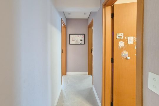 corredor de apartamento para alugar com 3 quartos, 240m² em Nova Petrópolis, São Bernardo do Campo