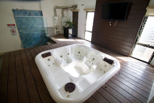 Área comum - Spa de apartamento para alugar com 1 quarto, 46m² em Bigorrilho, Curitiba
