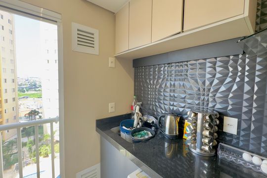 Área de Serviço de apartamento à venda com 3 quartos, 73m² em Ponte Grande, Guarulhos