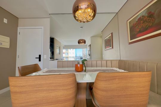 Sala de Jantar de apartamento à venda com 3 quartos, 73m² em Ponte Grande, Guarulhos