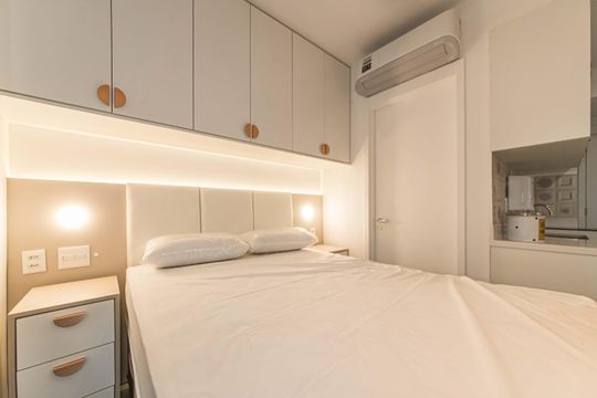 Quarto de kitnet/studio para alugar com 1 quarto, 27m² em Cidade Monções, São Paulo