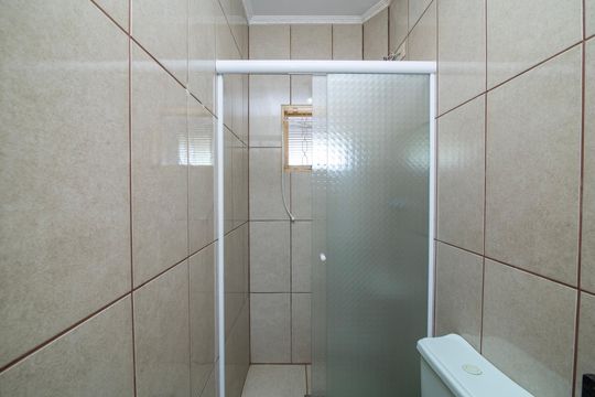 Banheiro Social de casa para alugar com 3 quartos, 98m² em Parque Ortolândia, Hortolândia