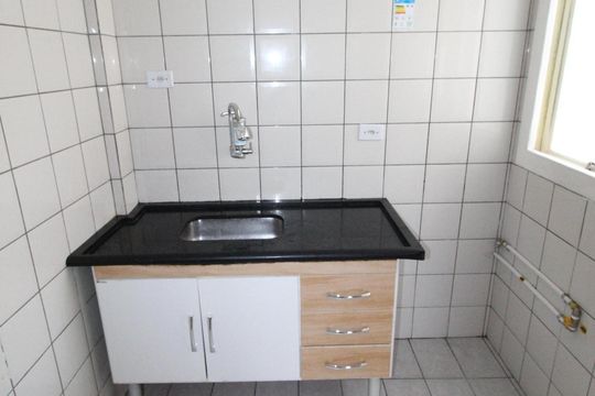 Cozinha de apartamento para alugar com 2 quartos, 40m² em Jardim Nova Michigan, São José dos Campos