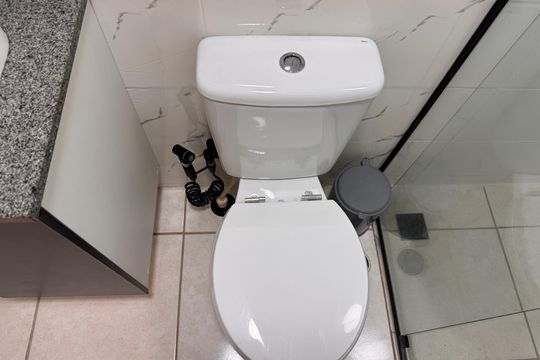 Suíte - Banheiro de apartamento para alugar com 3 quartos, 80m² em Barra Olímpica, Rio de Janeiro