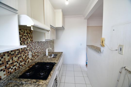 Cozinha de kitnet/studio para alugar com 2 quartos, 49m² em Chácaras Fazenda Coelho, Hortolândia