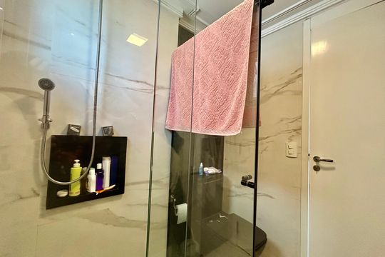 Banheiro do Quarto 1 de apartamento à venda com 3 quartos, 95m² em Brás, São Paulo