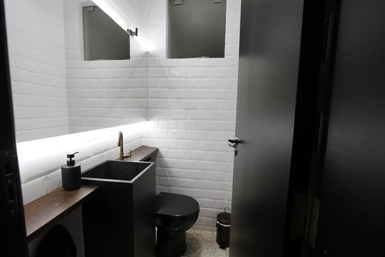 Lavabo de apartamento à venda com 2 quartos, 70m² em Buritis, Belo Horizonte