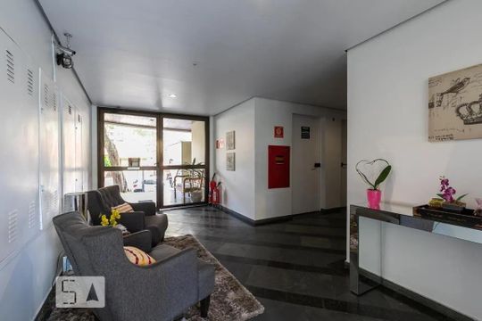Área comum de apartamento para alugar com 1 quarto, 41m² em Indianópolis, São Paulo