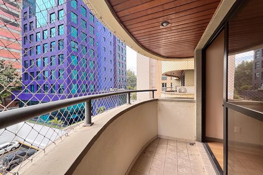 Varanda de apartamento para alugar com 1 quarto, 41m² em Indianópolis, São Paulo