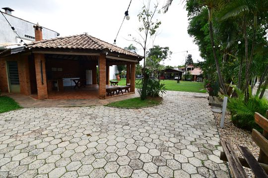 Área comum - Churrasqueira de casa de condomínio à venda com 3 quartos, 172m² em Parque Taquaral, Campinas