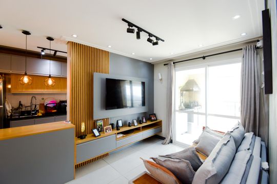 Sala de apartamento à venda com 2 quartos, 68m² em Jardim Tabatinga, Guarulhos