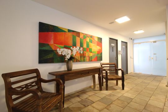 Hall Social de apartamento para alugar com 2 quartos, 85m² em Itaim Bibi, São Paulo
