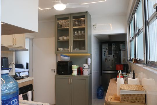 Cozinha de apartamento para alugar com 3 quartos, 105m² em Perdizes, São Paulo