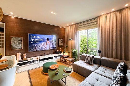 Sala de apartamento à venda com 1 quarto, 50m² em Parque Terra Nova Ii, São Bernardo do Campo