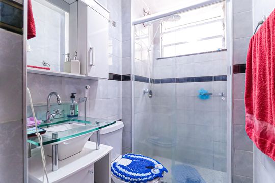 Banheiro de apartamento para alugar com 2 quartos, 57m² em Engenho de Dentro, Rio de Janeiro