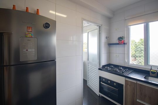 Cozinha - Armários de apartamento para alugar com 2 quartos, 62m² em Vila Isolina Mazzei, São Paulo