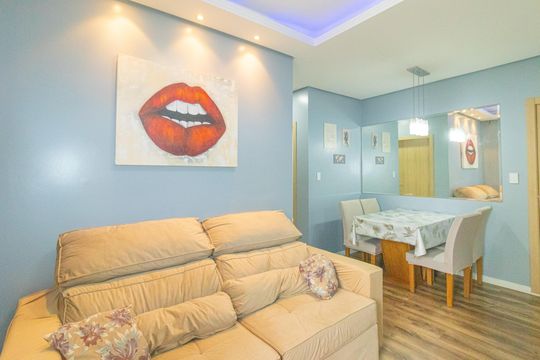 Sala de apartamento à venda com 2 quartos, 92m² em Igara, Canoas