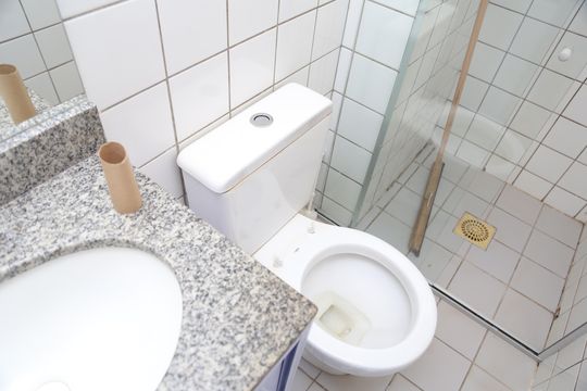 Banheiro de apartamento para alugar com 2 quartos, 50m² em Goiá, Goiânia