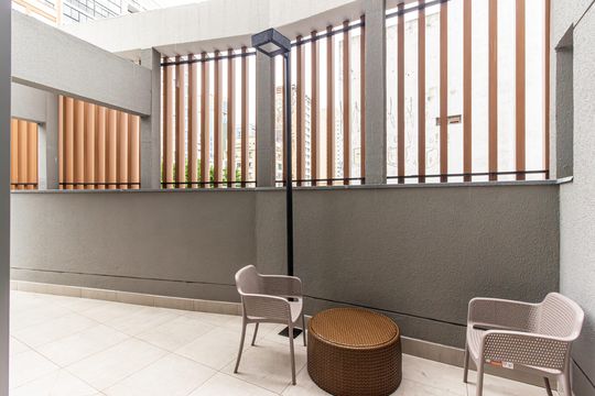 Espaço Externo de apartamento para alugar com 1 quarto, 37m² em Consolação, São Paulo