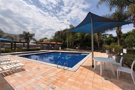 Área comum - Piscina de apartamento para alugar com 2 quartos, 48m² em Jardim Florestan Fernandes, Ribeirão Preto